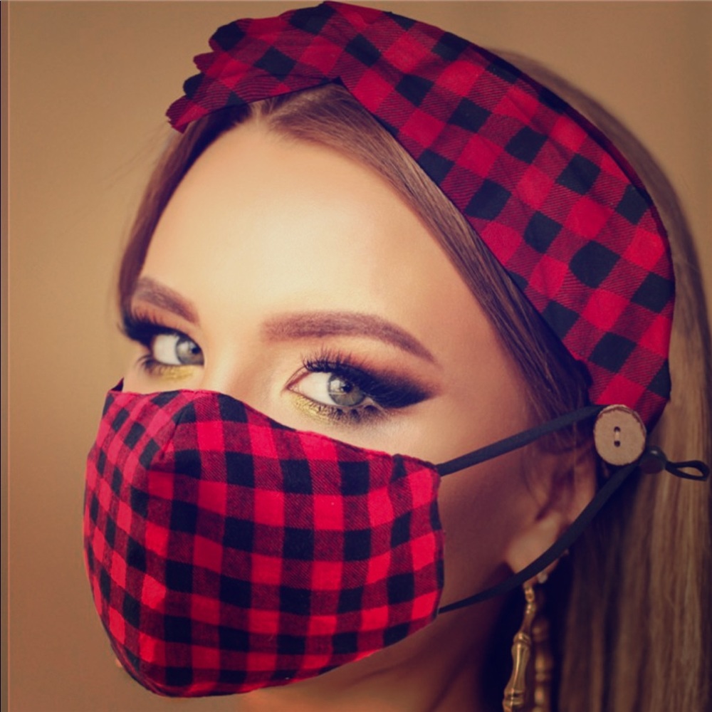Face mask and matching headband !